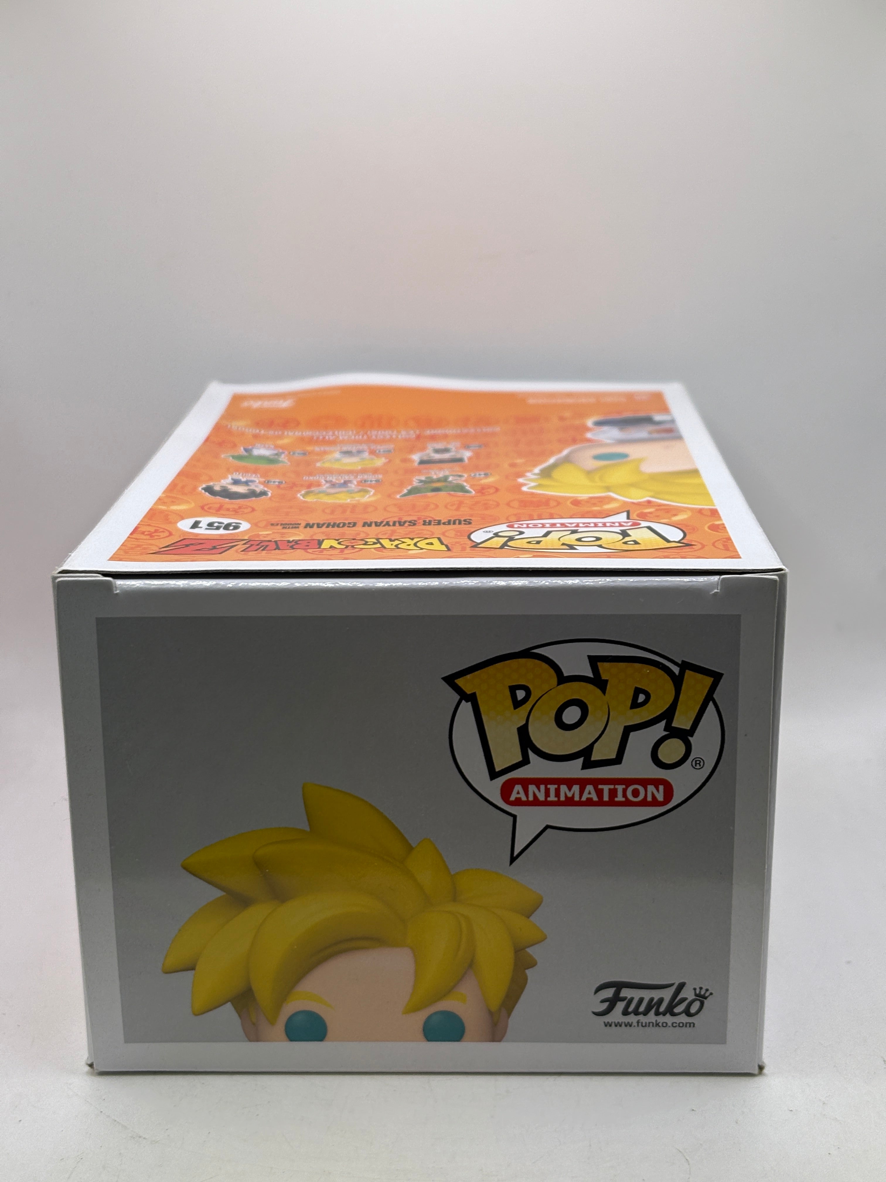 Funko POP! Animation Dragon Ball Z #951 Super Saiyan Gohan with Noodles *Box Dmg, photo 6